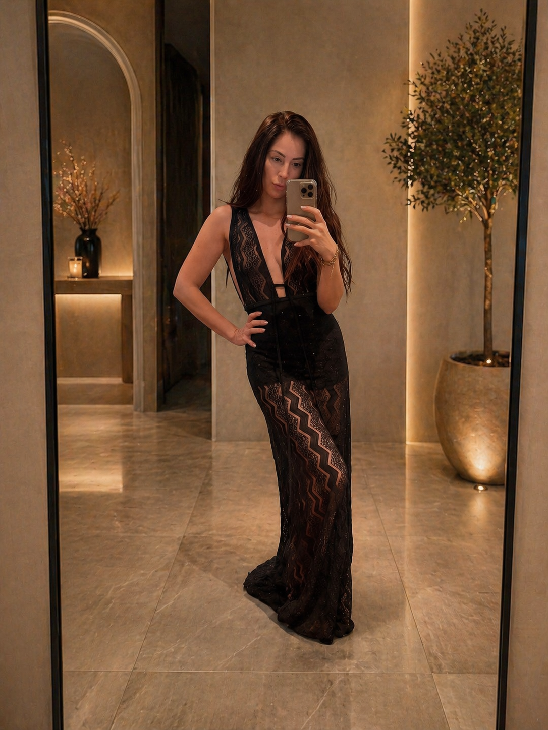 The Tori Sheer Dress