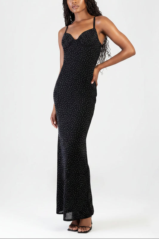 Black Crystal Dress