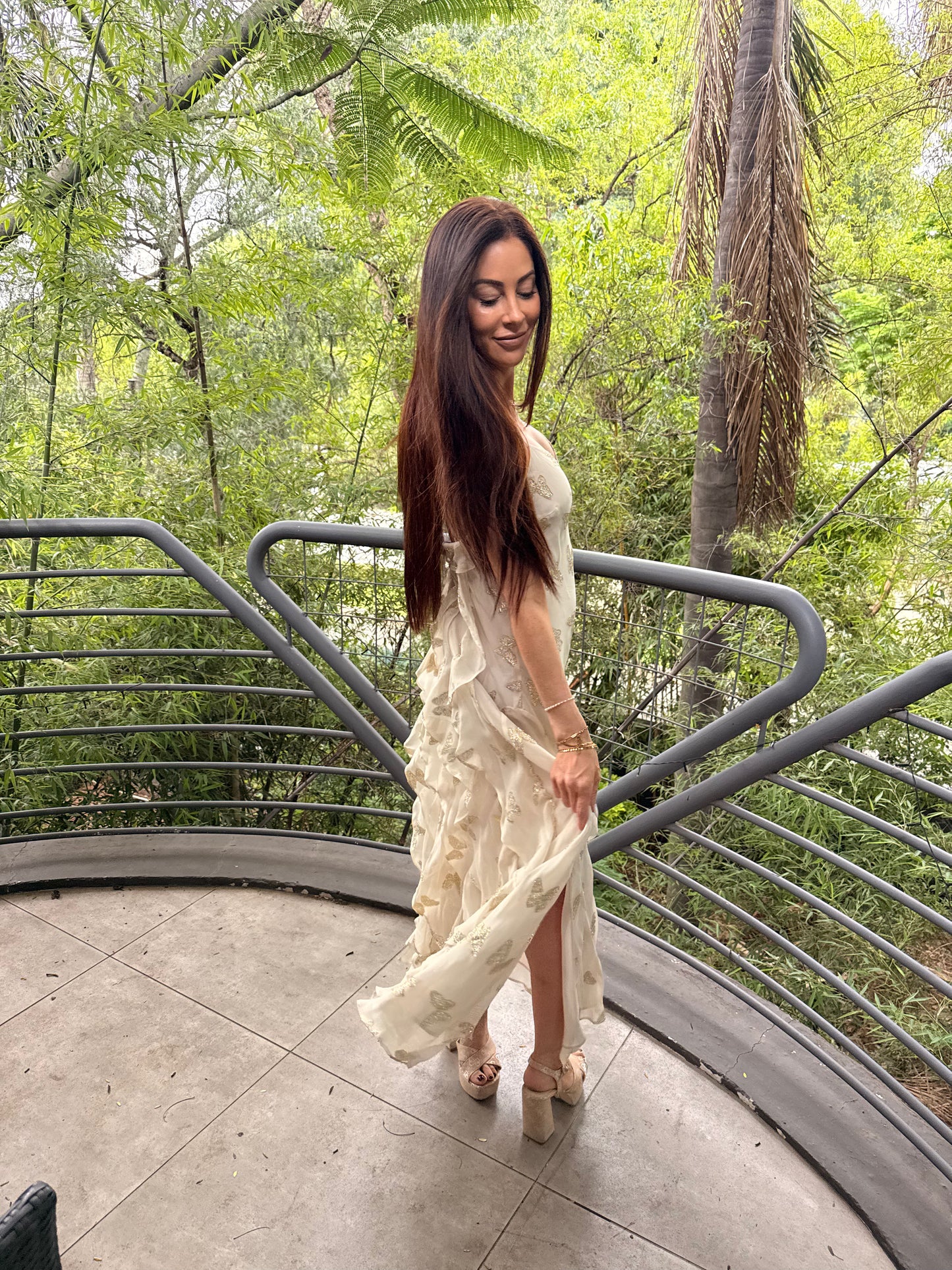 Golden Butterfly Dress