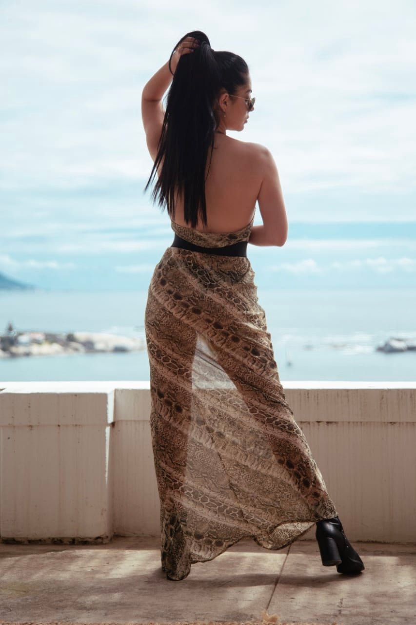 Snake Flow Dress