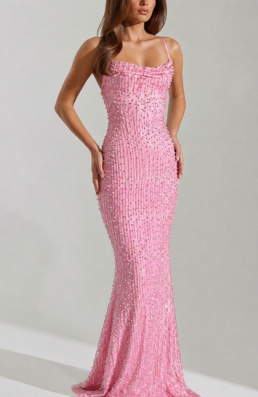 Pink & Pearls Gown