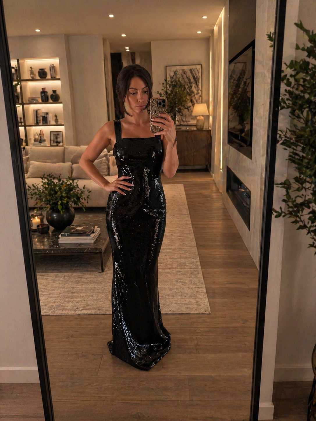 Black Shimmer Gown