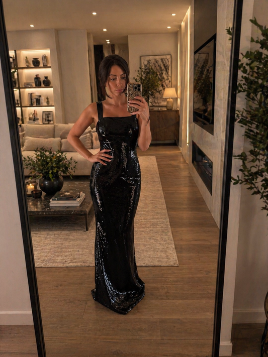 Black Shimmer Gown