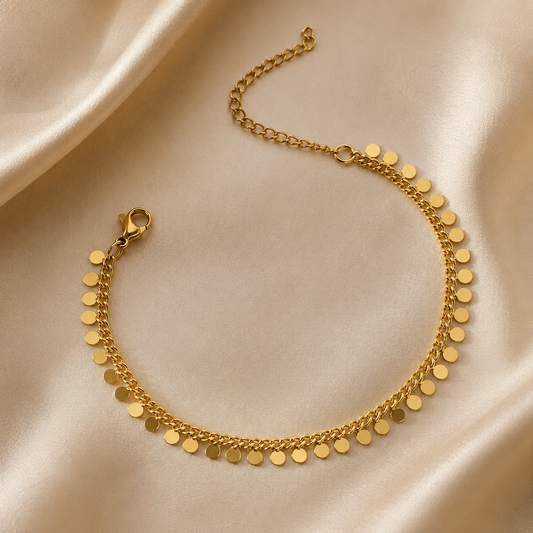 Gold Coin Bracelet