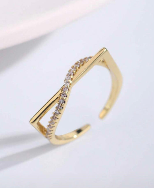 Crystal Squared Ring