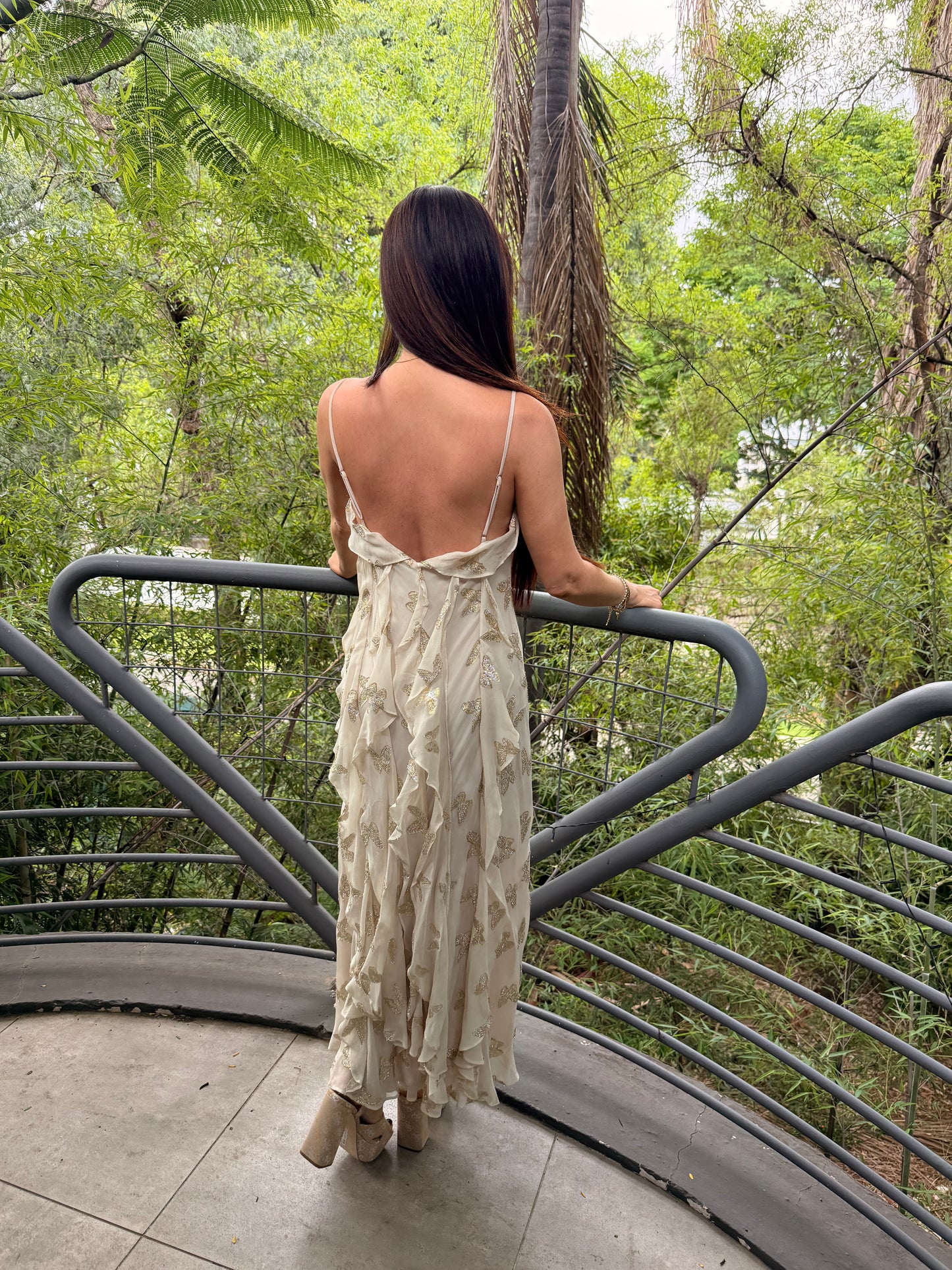 Golden Butterfly Dress