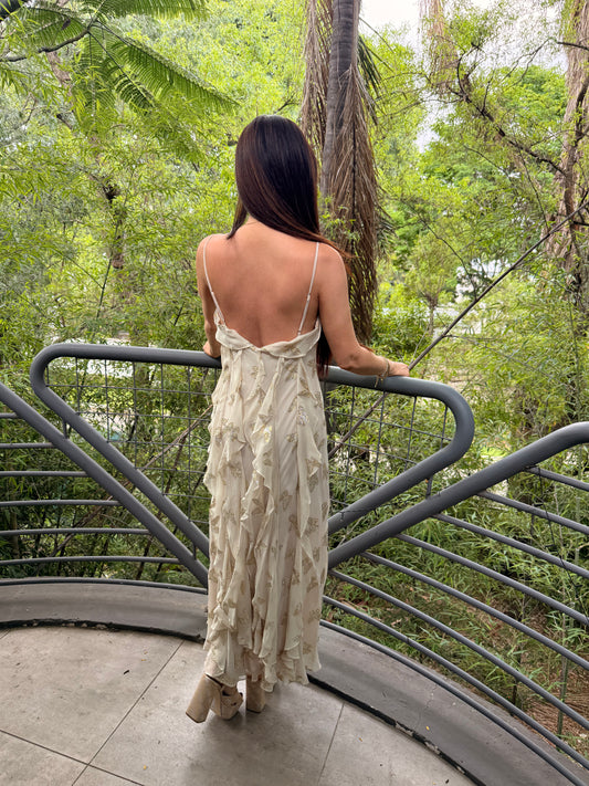 Golden Butterfly Dress