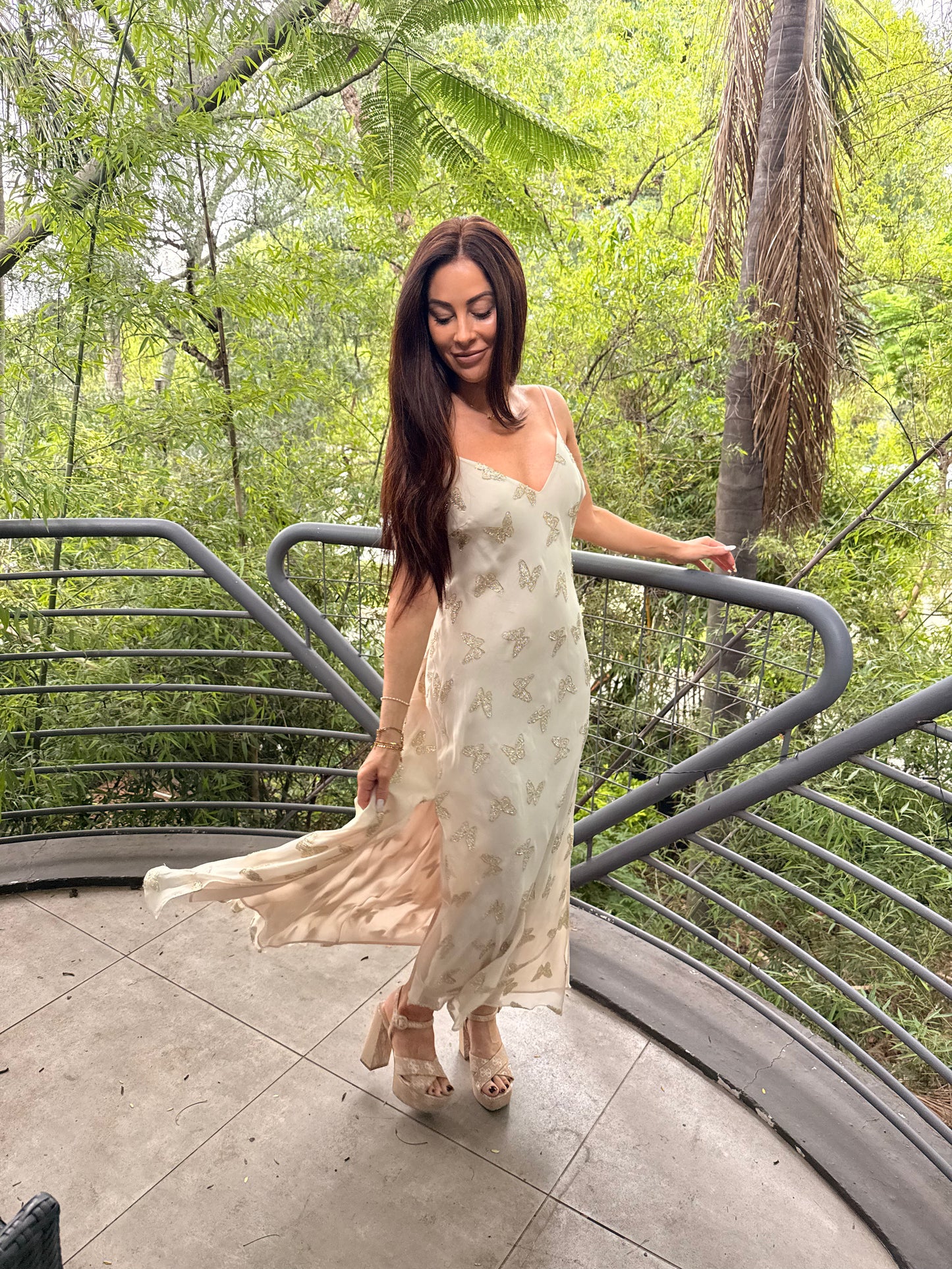 Golden Butterfly Dress