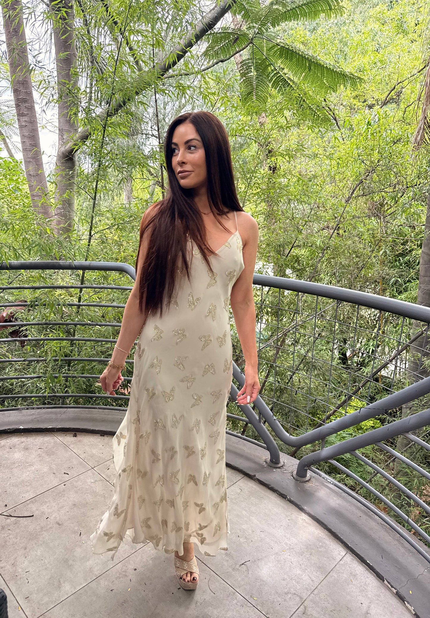 Golden Butterfly Dress