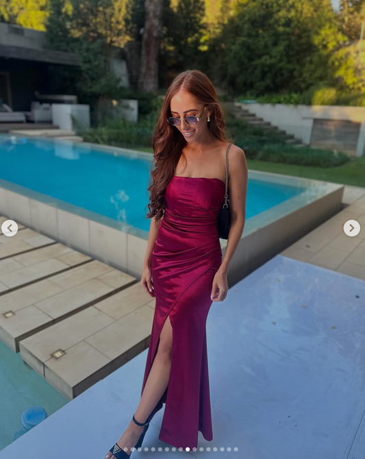Burgundy Luxe Gown